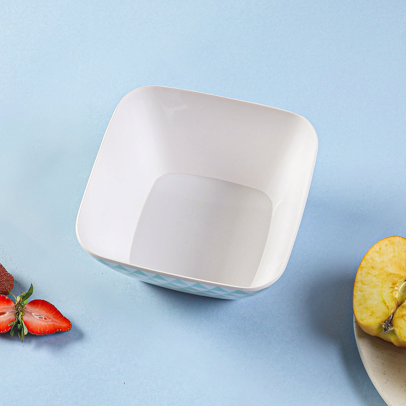 Mivono Snack Bowl (White & Blue) - 1020 ML media 3