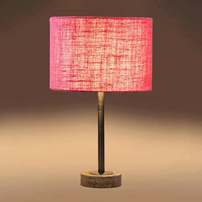 Sienna I Rodin Wooden Table Lamp - Pink,Silver,White media 6