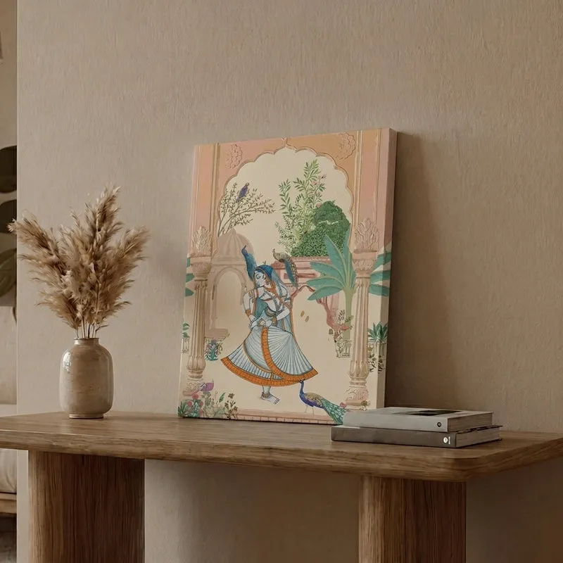 Folk Mantra Canvas Wall Painting media 1