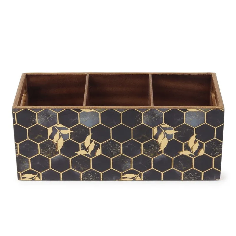 Hexiq Wooden Cutlery Holder media 4