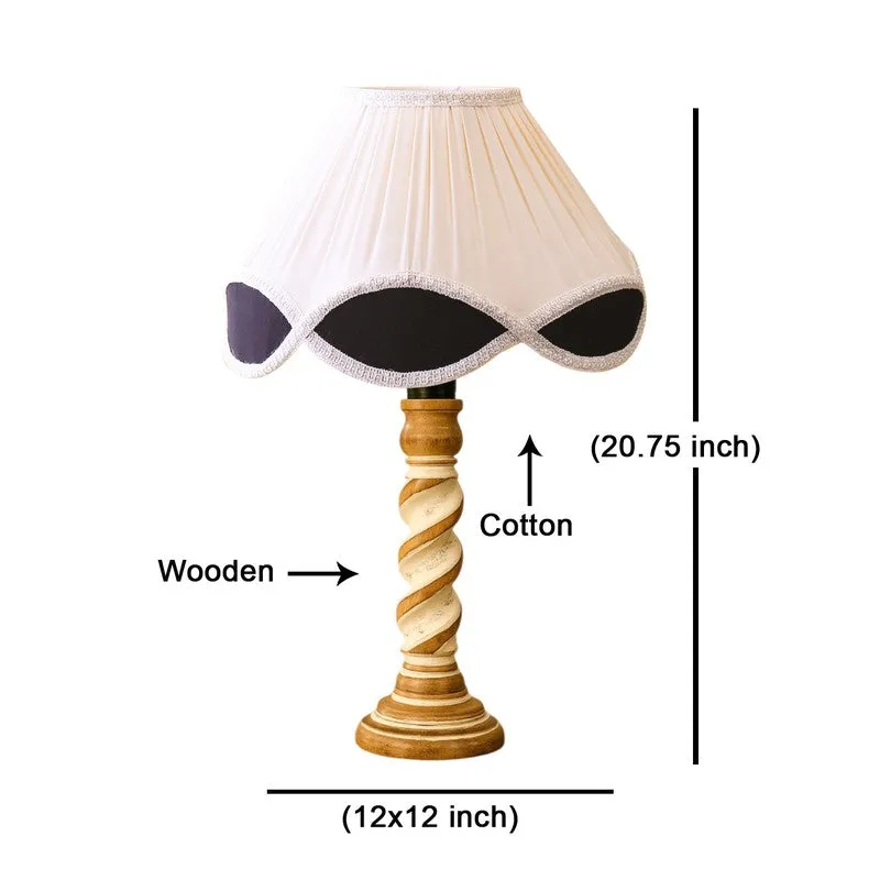 Modera Arvo Wooden Table Lamp - White media 8
