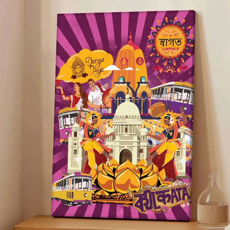 Mumbai Cha Canvas Wall Art media 5