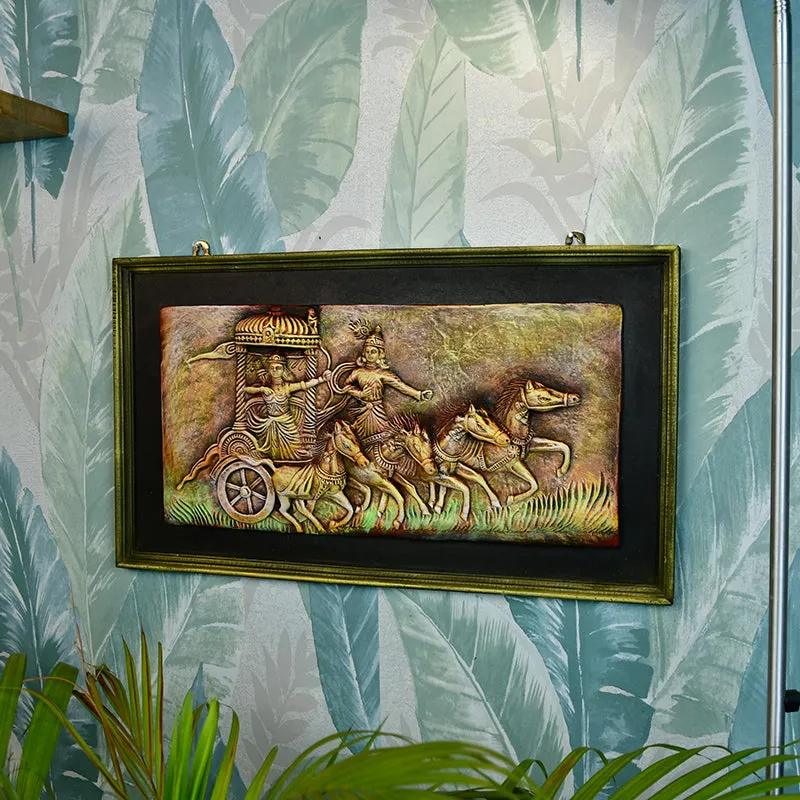 Mahabharatha Legend Terracotta Wall Accent media 6