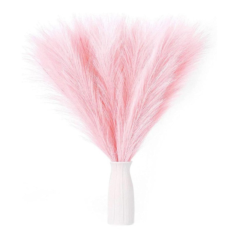 Artificial Feathery Pampas Grass (Soft Pink) - Set Of Four media 6