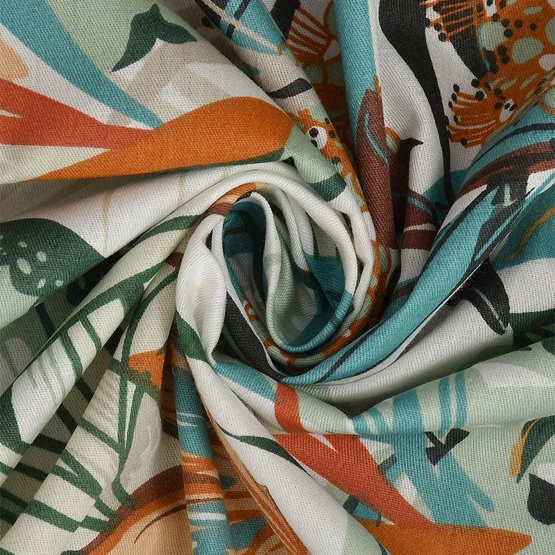 Arlo Floral Cotton Bedsheet - 210 TC media 3