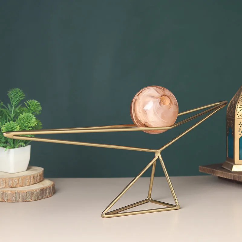 Orbus Nixo Showpiece - Peach & Golden media 1