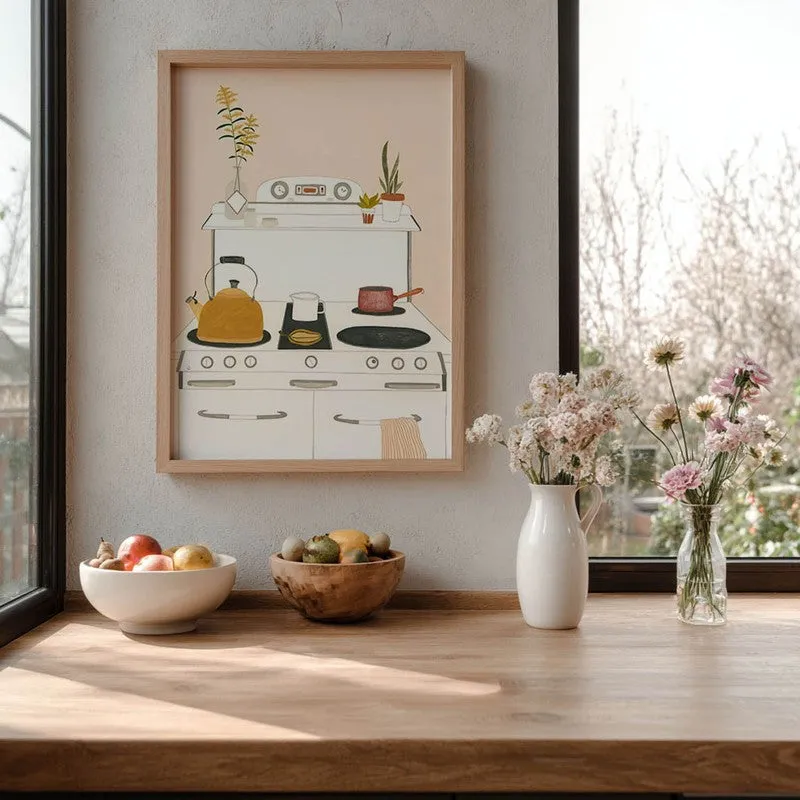 Caf Noir Archival Canvas Wall Art - Brown media 7