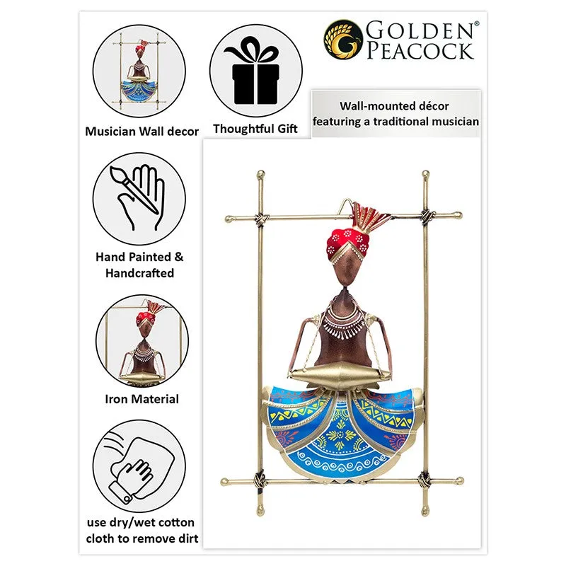 Tribal Musician Iron Wall Accent media 4