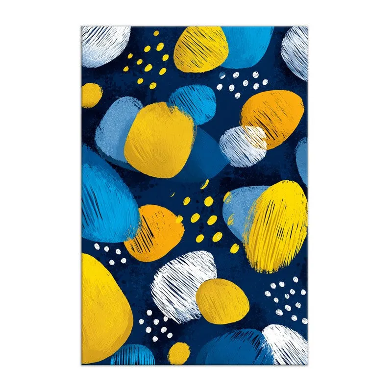 Dot Rhythm Abstract Canvas Wall Art media 3