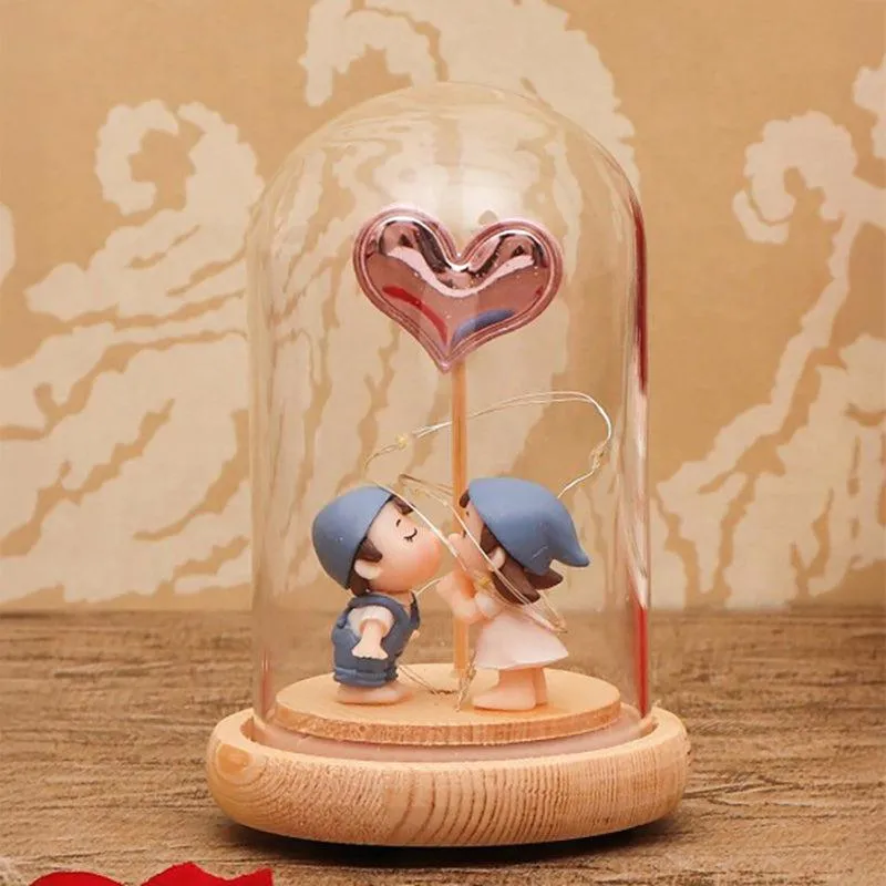 Love Bubble Glass LED Light Showpiece media 3