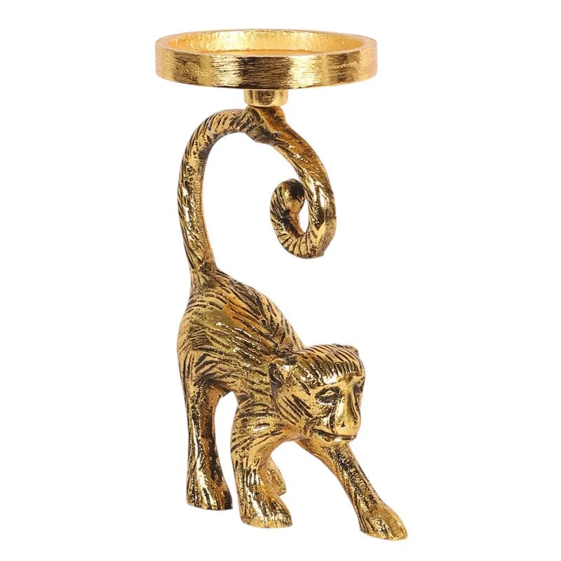 Golden Monkey I Candle Holder media 5