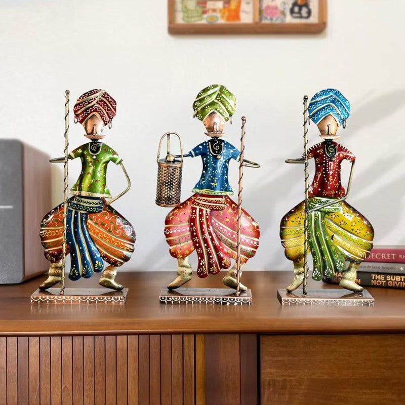 EthniCraft Traditional Showpiece - Set Of Three