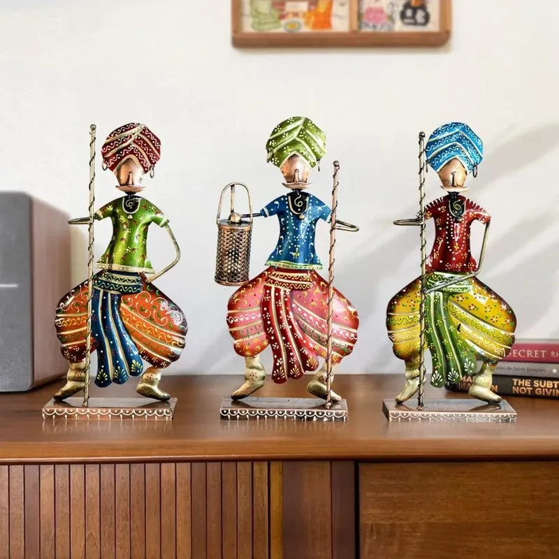 EthniCraft Traditional Showpiece - Set Of Three media 1