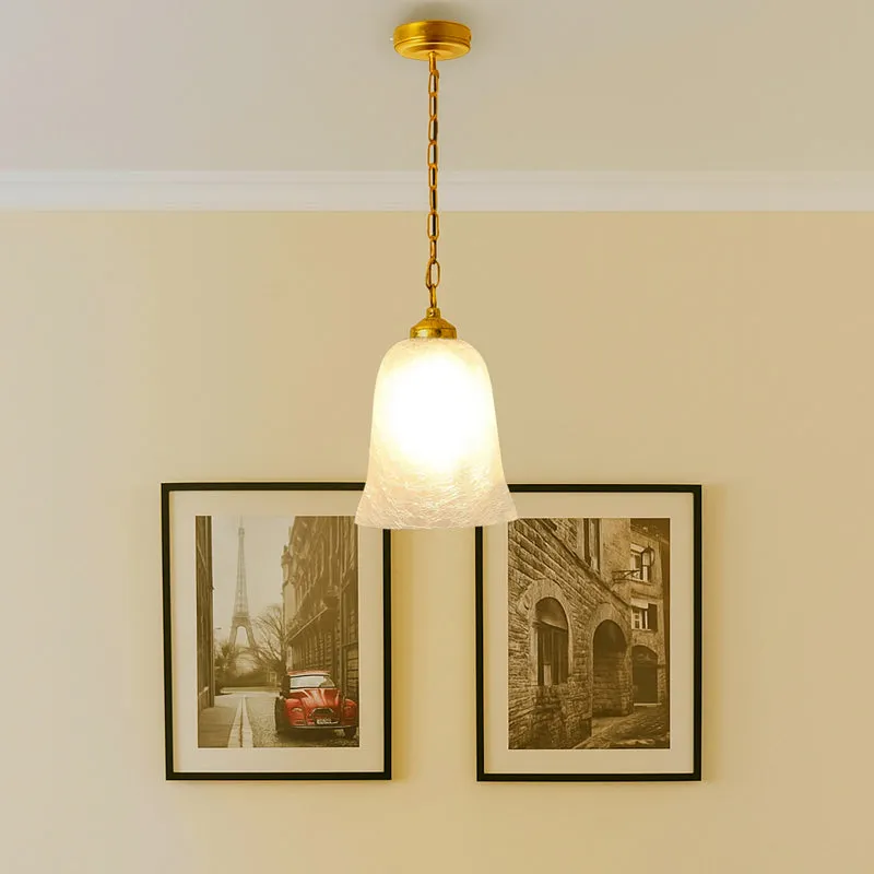 NoorCurve Metal & Glass Ceiling Lamp media 2
