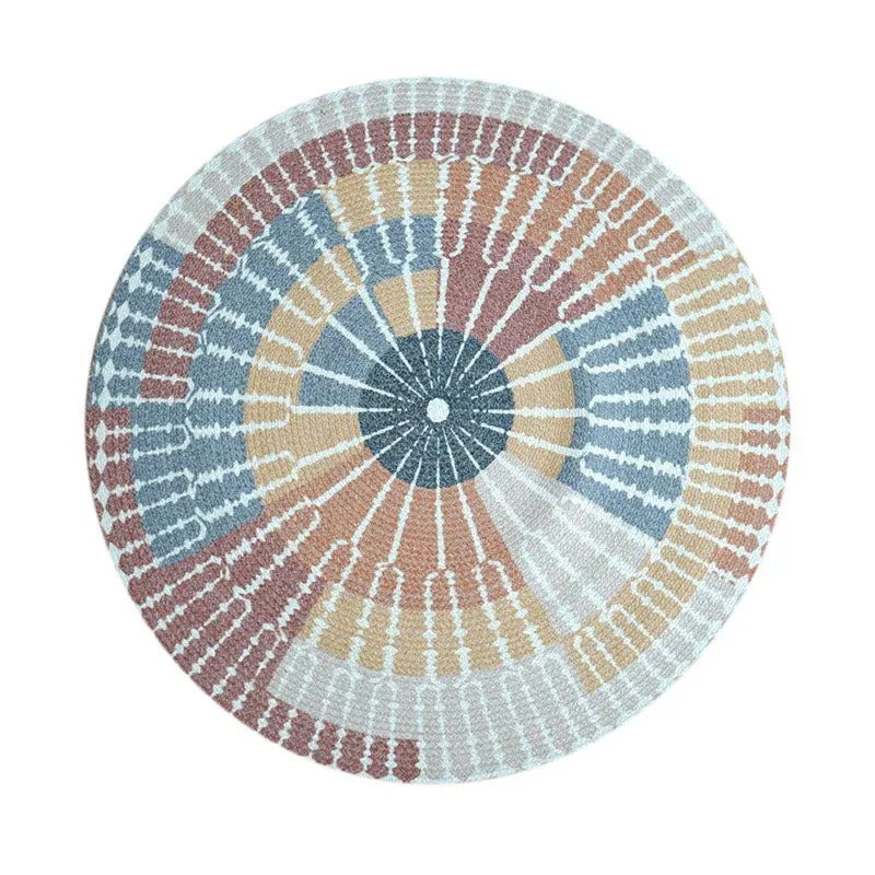 Harsa Boho Round Cotton Rug media 1