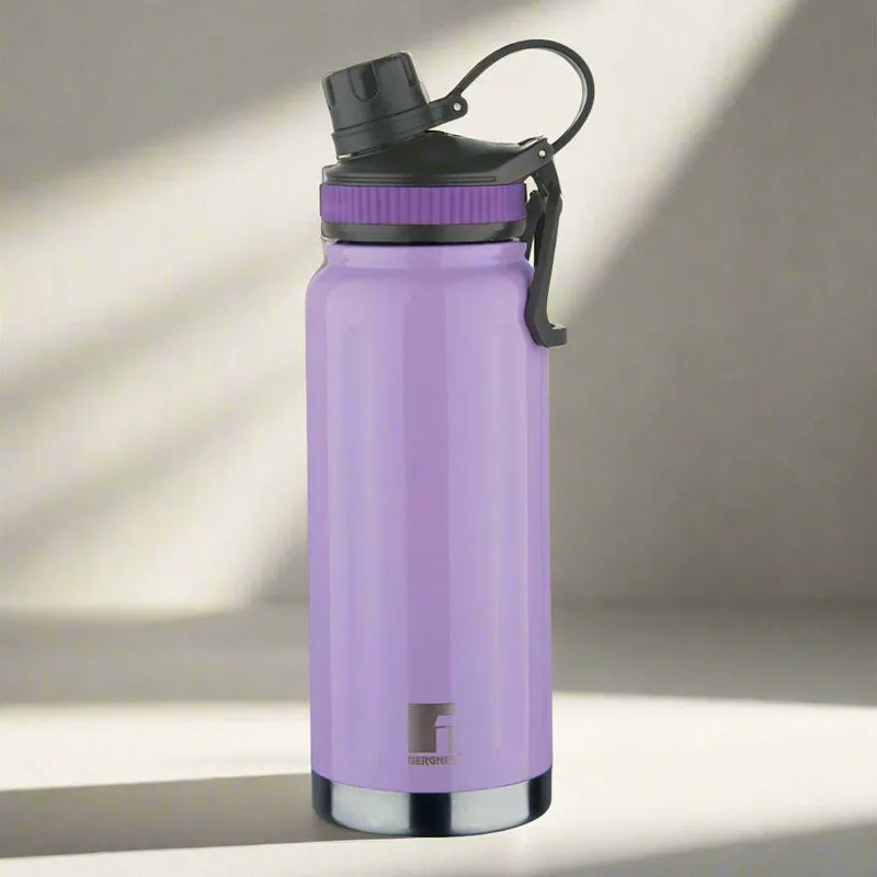 Bergner Walking Aquafit Thermosteel Hot And Cold Flask (Purple) - 750 mL media 1