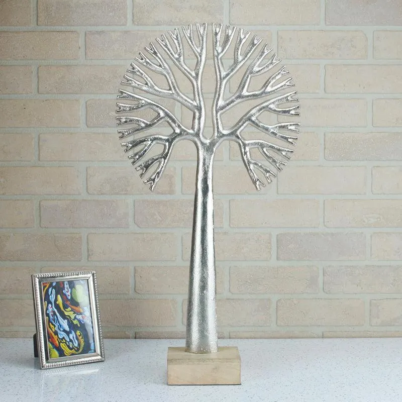 Masai Agna Tree Showpiece - Silver media 1