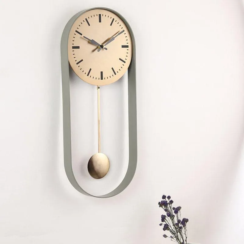 Rectoval Wall Clock - Silver media 1