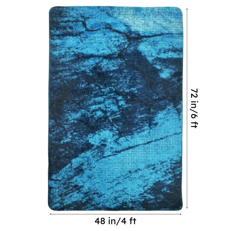 Syvon Abstract Micro Fiber Area Rug - Blue media 7