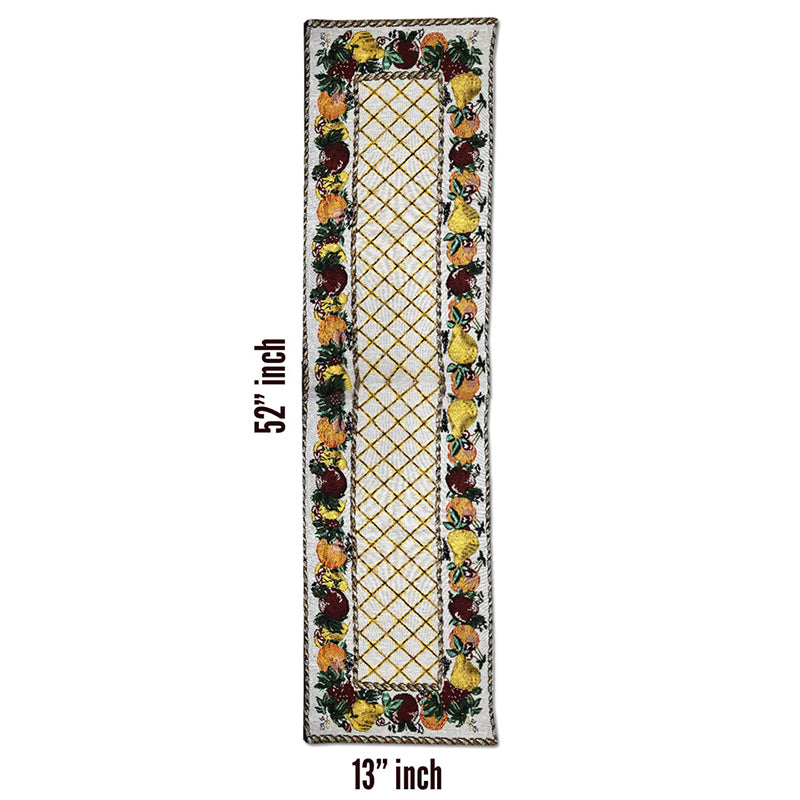 Gem Weave Table Mat With Runner - Seven Piece Set media 5