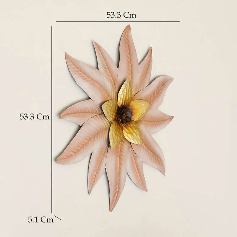 Forge Of Flora Metal Wall Accent - Pink media 5