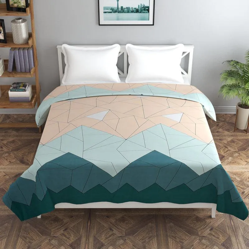 Fractal Peaks Cotton Duvet Cover - 210 TC media 3