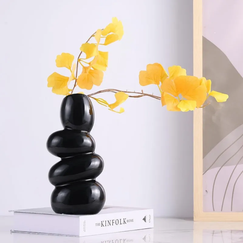 Pebble Play Vase - Black media 2