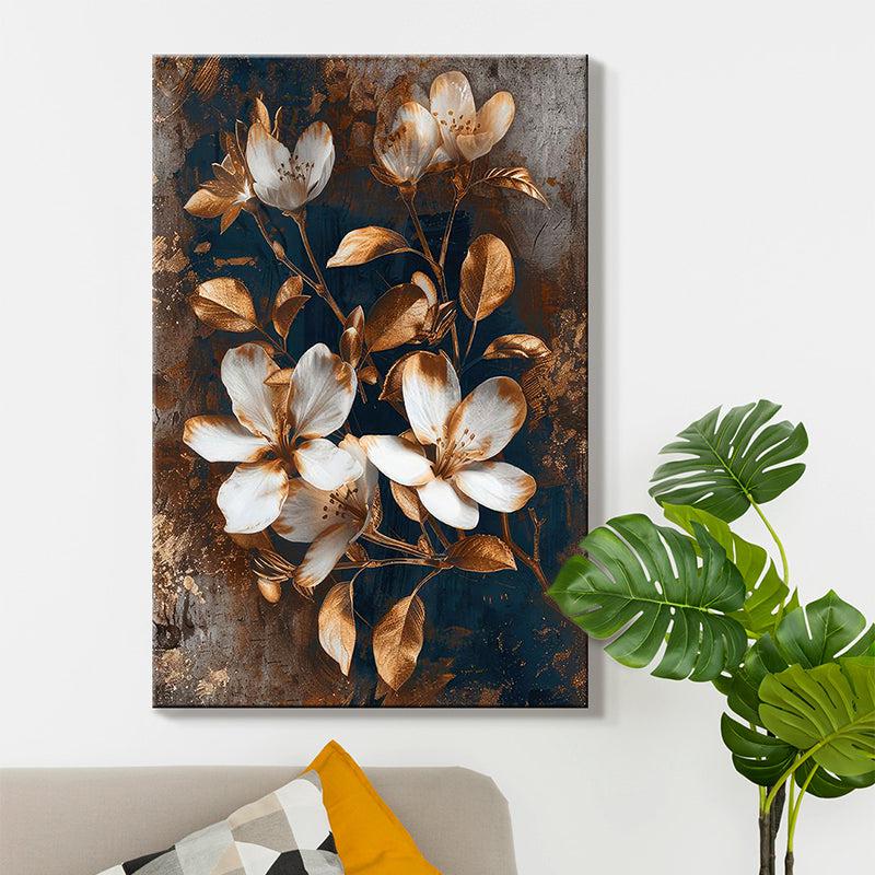 Luxe Fleuris Poly Canvas Wall Painting media 5