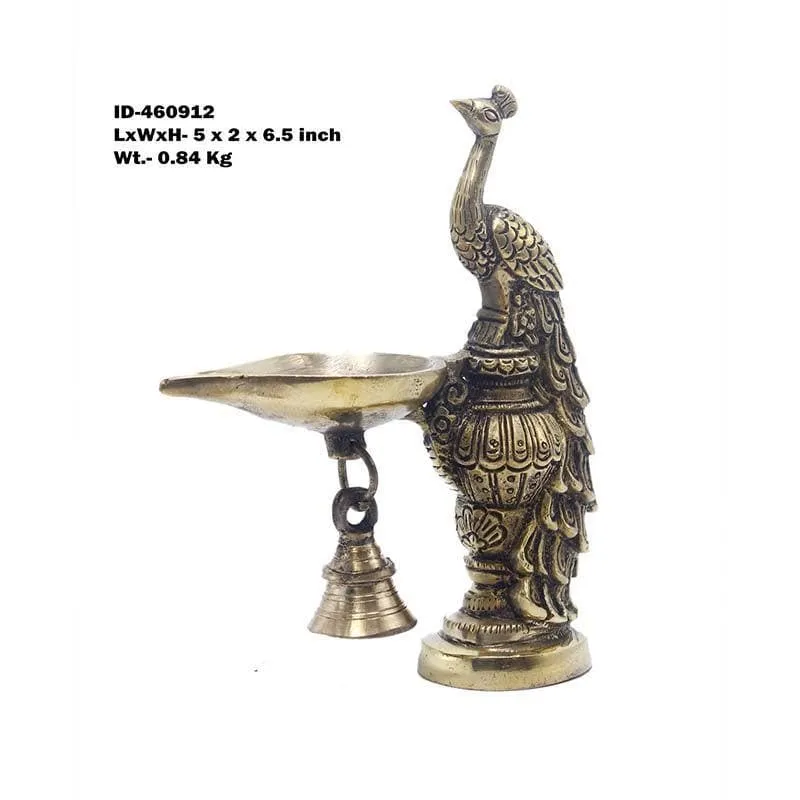 Graceful Peacock Diya media 4