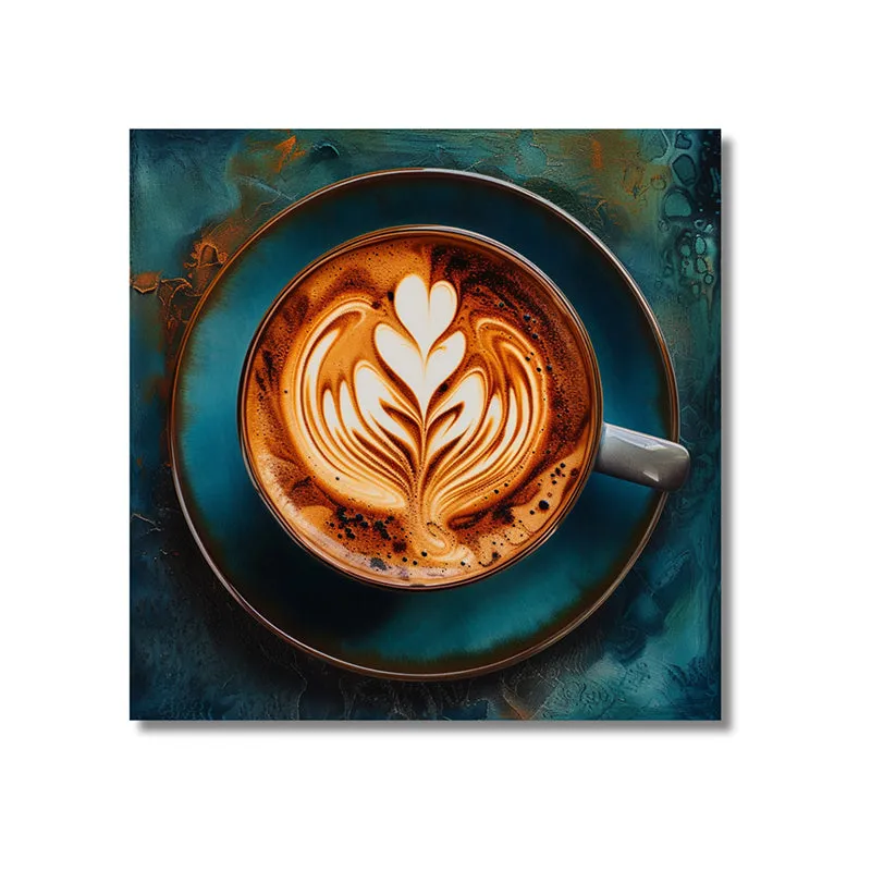 Latte Art Canvas Showpiece media 5