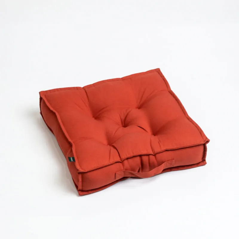 Tara Floor Cushion - Terracotta Brown media 4