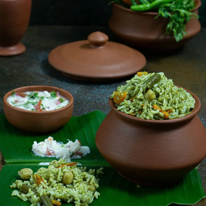 Mitti Terracotta Handi - 1850 mL media 5
