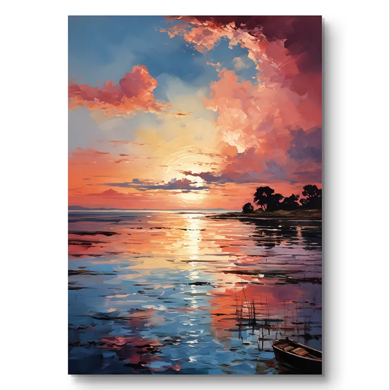Majestic Sunsets Wall Painting media 4