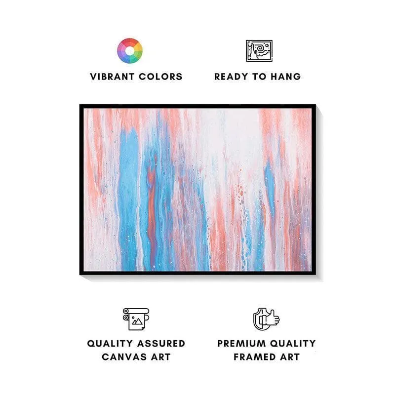 Possession Abstract Canvas Painting - Black Frame media 4