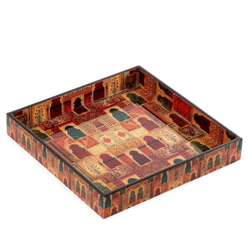Regal Mandir Square Serving Tray media 3