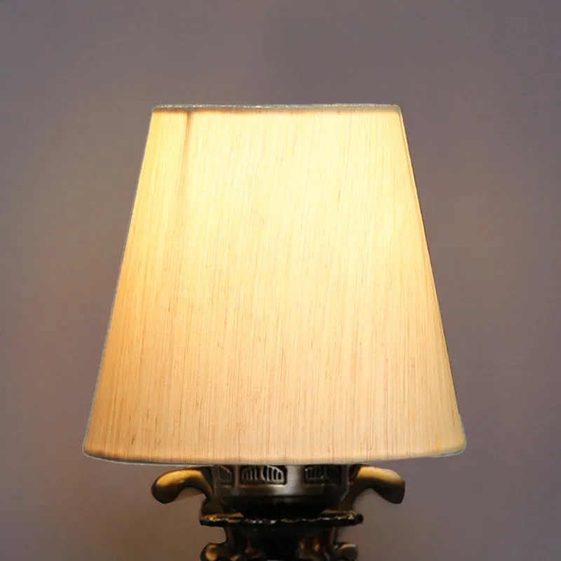 Vista Edrel Conical Fabric & Metal Wall Lamp - Off White media 4