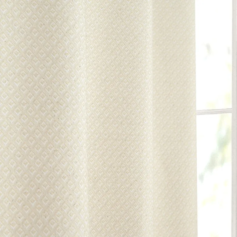Form Ease Cotton Room Darkening Curtains (Ivory) - Set Of Two media 7