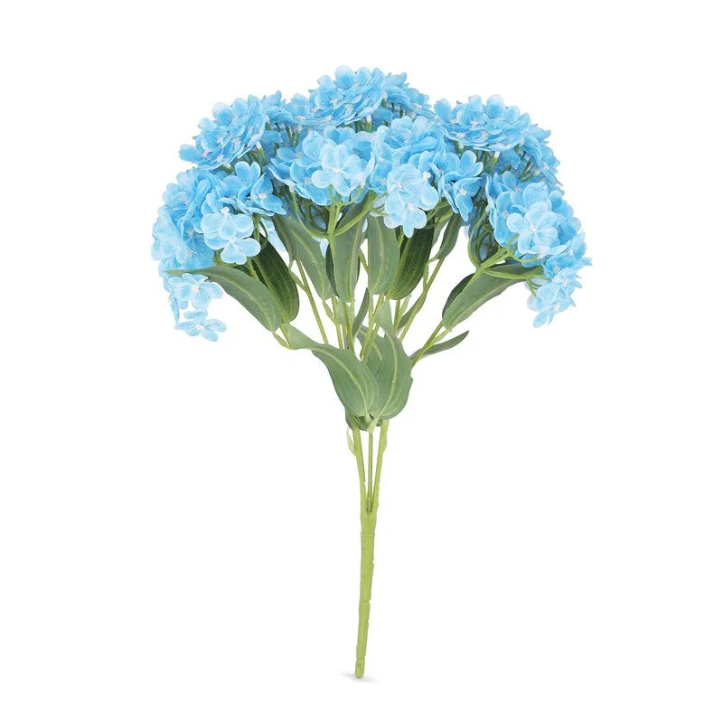 Linora Hydrangea Artificial Flower(Blue) - Set Of Two media 3