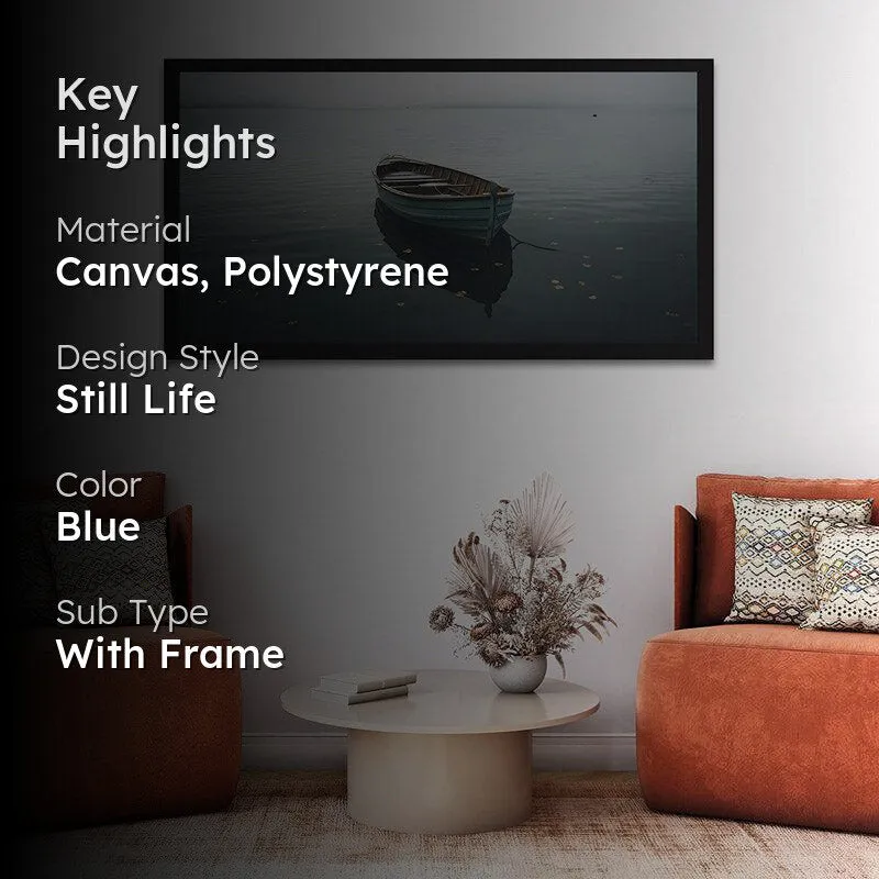Row Solace Wall Painting With Frame media 2
