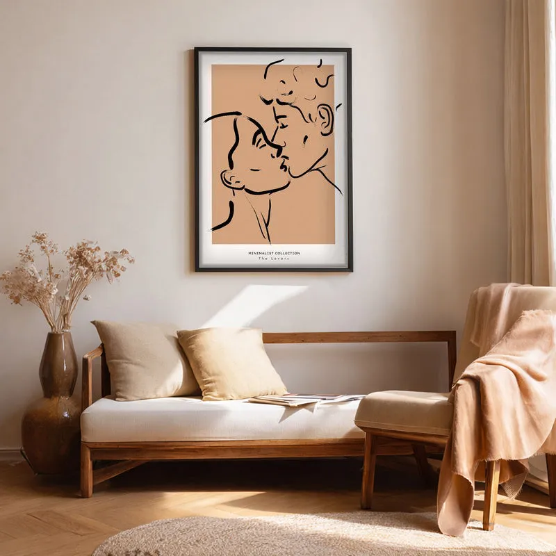 Proximity Canvas Wall Painting With Black Frame media 1
