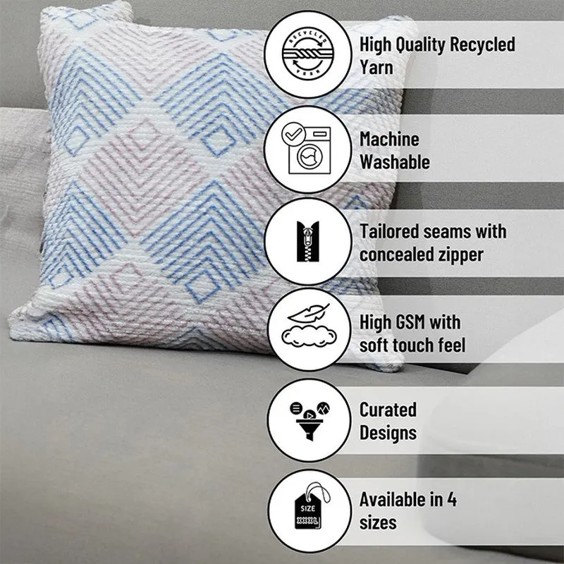 AngularAura Cushion Cover - Blue, Pink media 6