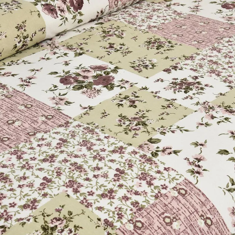 Buola Floral Cotton Bedsheet (Pink,Yellow) - 160 TC media 3