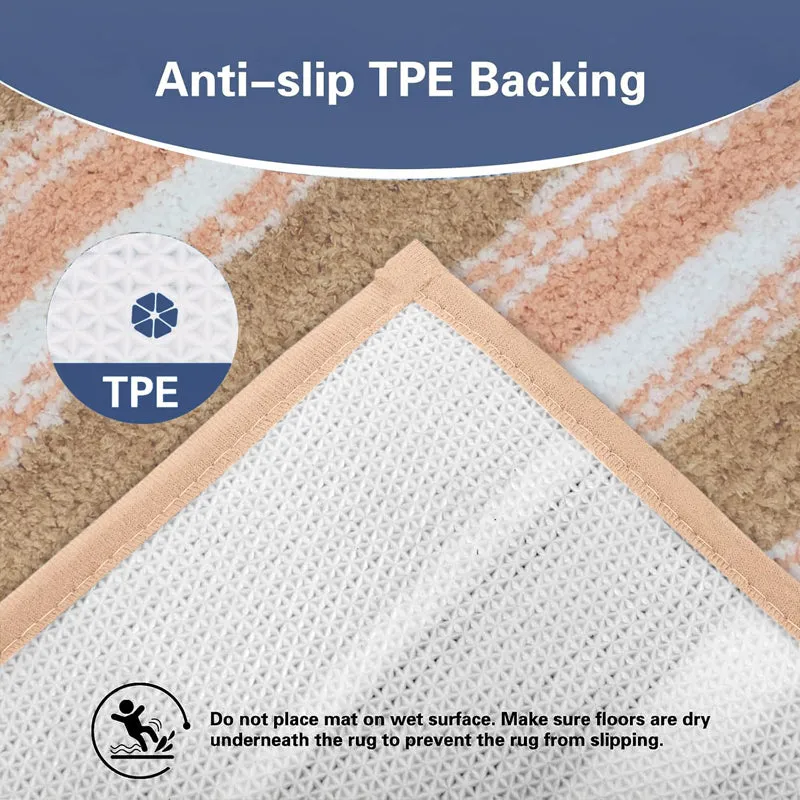 Cape Steps Microfiber Bath Mat - Beige media 6