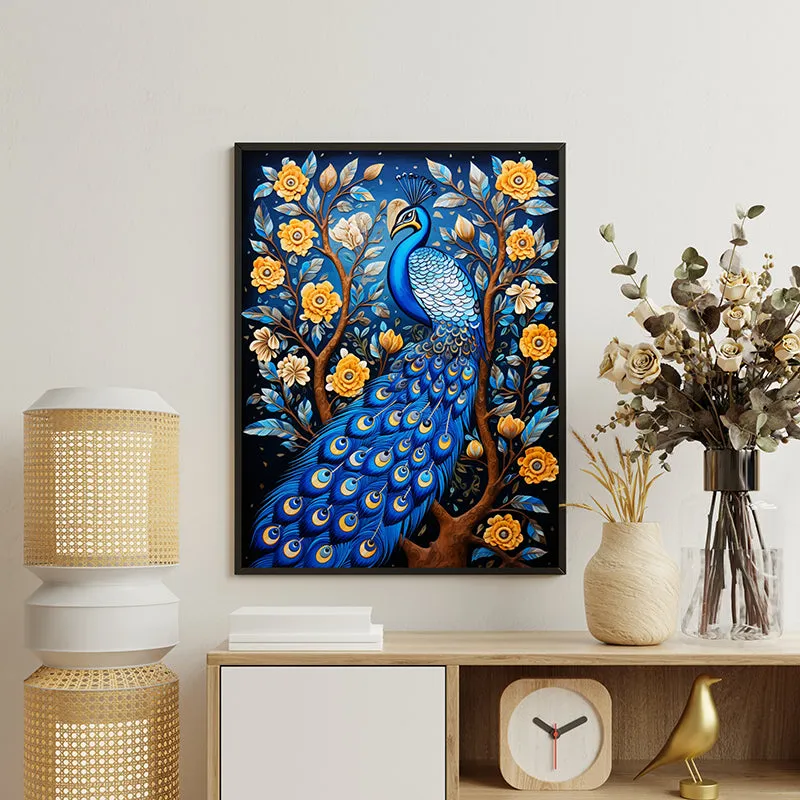 Peacock Magica Canvas Wall Art media 3