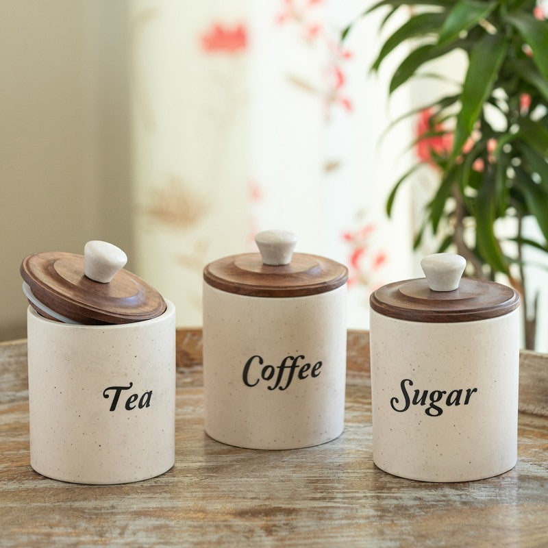 London Morning Trio Jars (360 mL Each) - Set Of Three - 360 mL