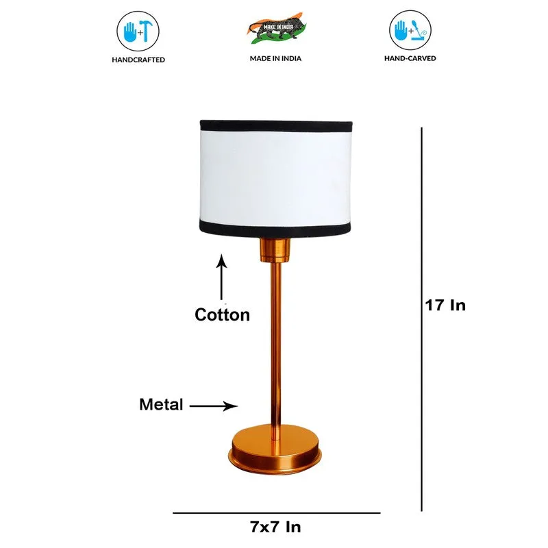 Kavira Ovin Metal Table Lamp - White media 8