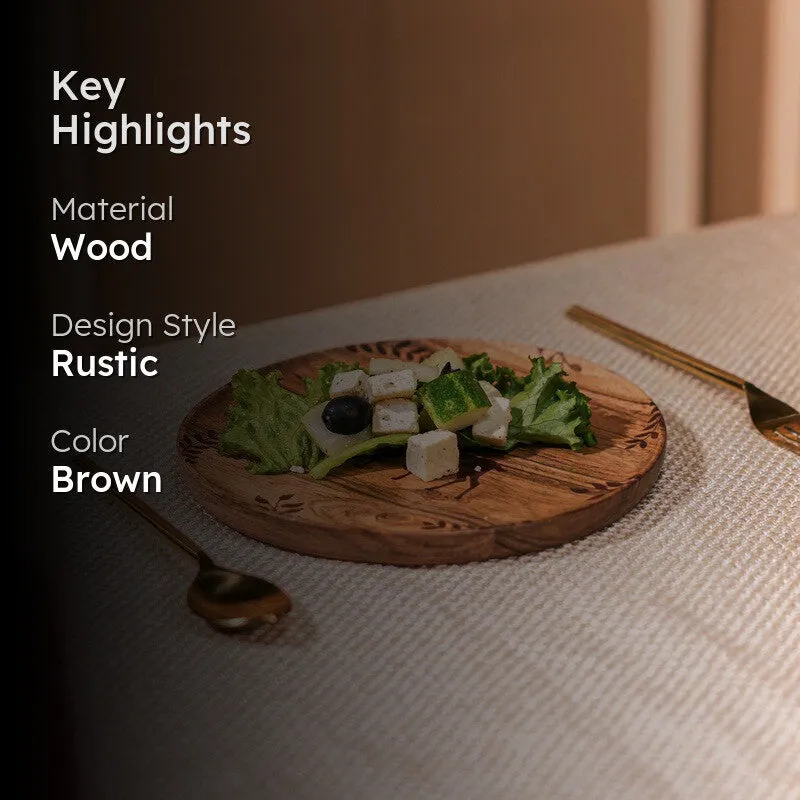 RoundCraft Wood Platter media 2