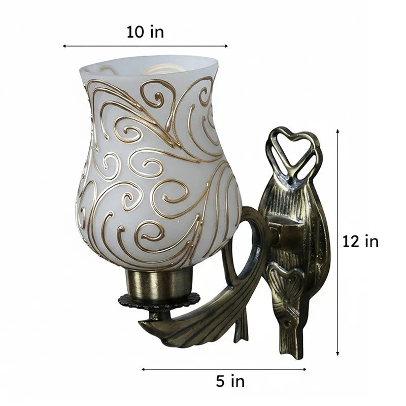 Dila Love Gleam Mosaic Glass & Metal Wall Lamp media 6