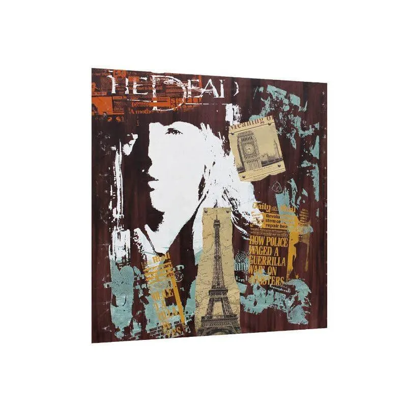 Abstract Collage Canvas Wall Art media 4