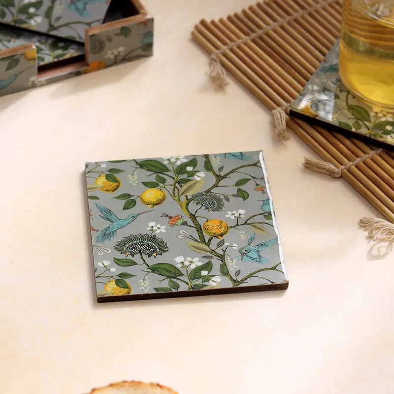 Taarika MDF Coaster - Five Piece Set media 3